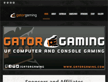 Tablet Screenshot of gatorgaming.com